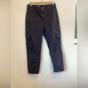 Anthropologie Pilcro Wanderer Relaxed pant cotton black